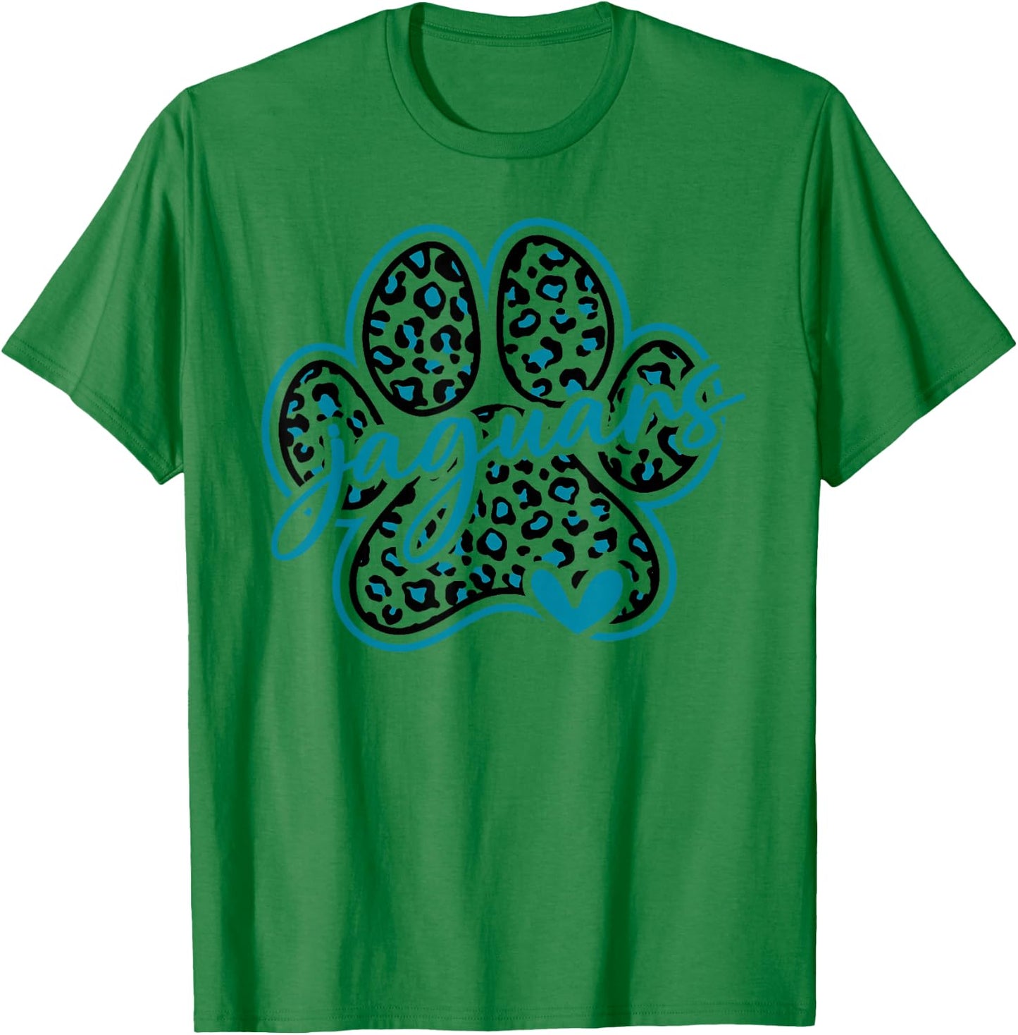 Vintage Jaguar School Sports Team Spirit Back To School T-Shirt - T-Shirt | Irish Green