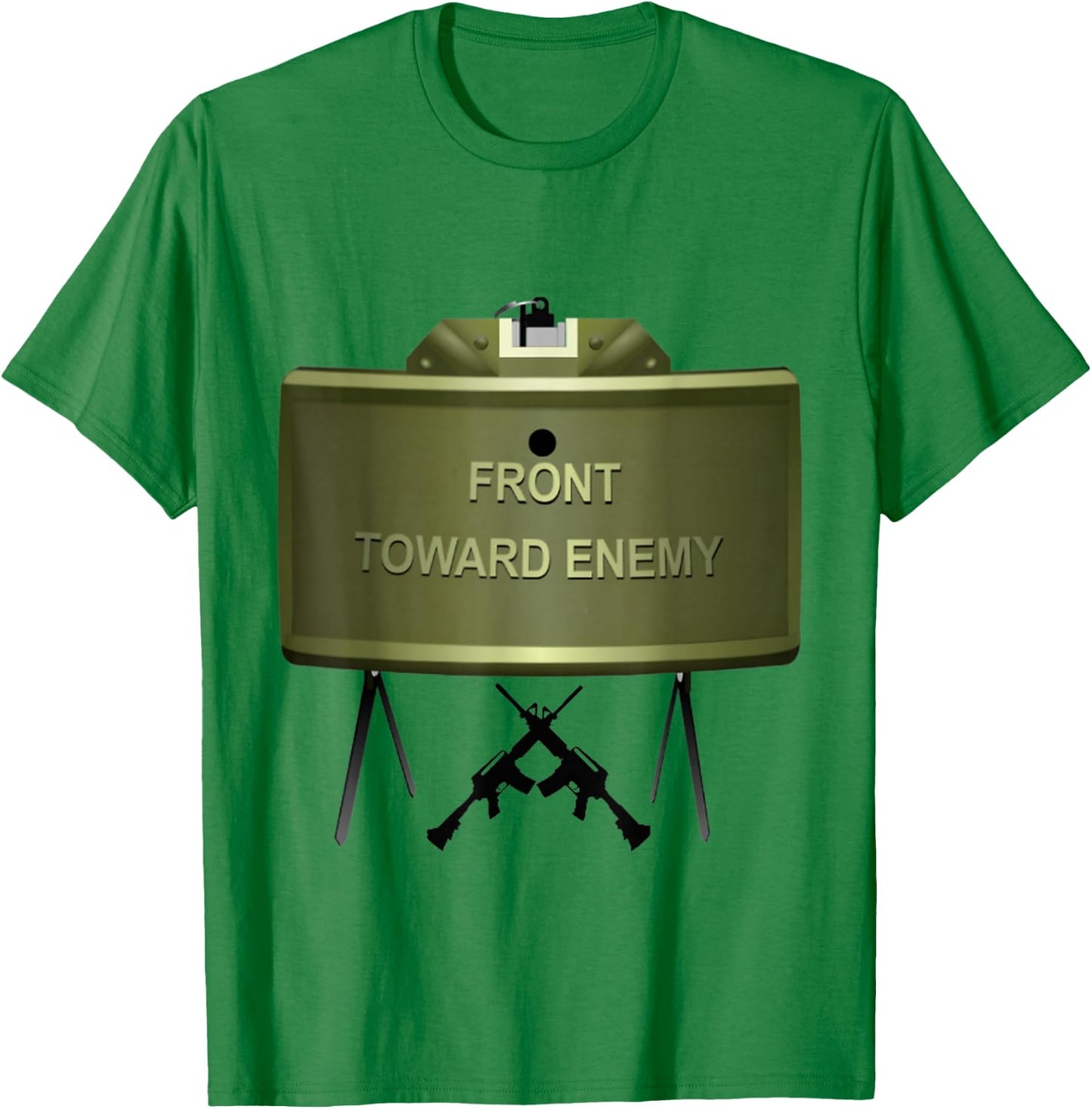 Official Take Action! Claymore Mine T Shirt army military T-Shirt - T-Shirt | Irish Green