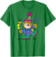 Garfield Clown Halloween Adventure Cartoon Cat T-Shirt - T-Shirt | Irish Green