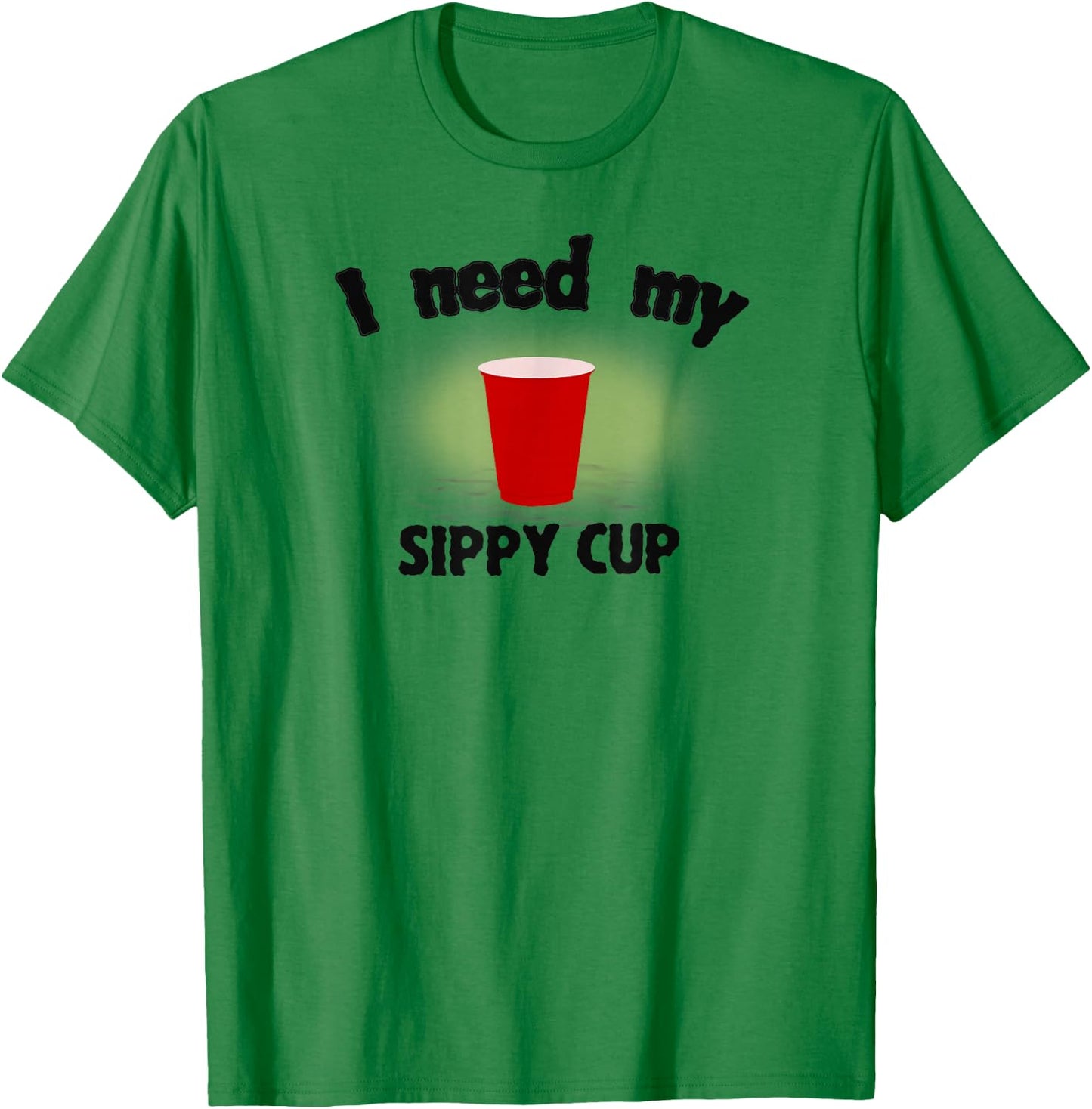 Alcohol Adult Beverage Red Drinking Cup Party T-Shirt - T-Shirt | Irish Green