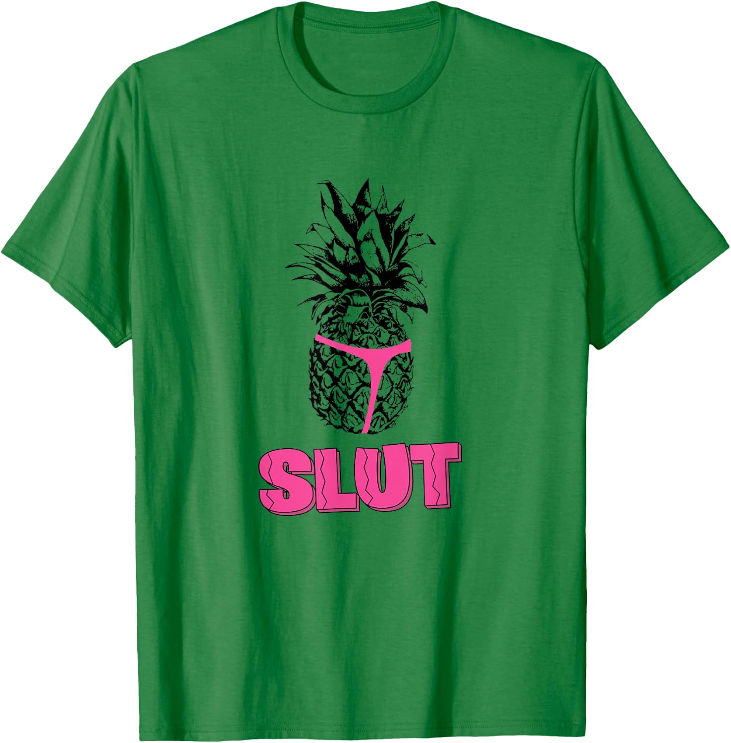 Pineapple Bikini Fine Brooklyn Nice Meme Shirt T-Shirt - T-Shirt | Irish Green