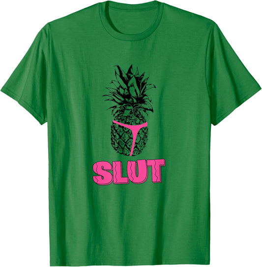 Pineapple Bikini Fine Brooklyn Nice Meme Shirt T-Shirt - T-Shirt | Irish Green