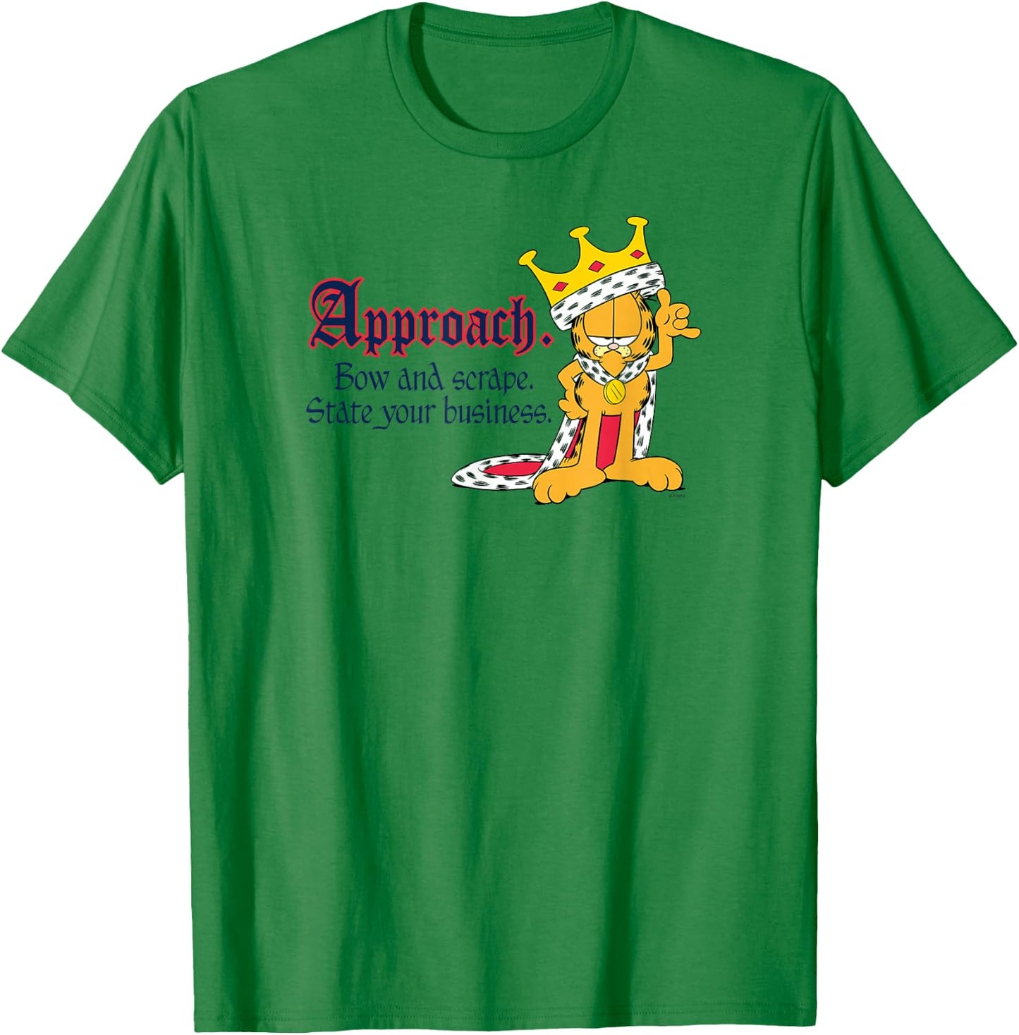 Garfield State Your Business T-Shirt - T-Shirt | Irish Green