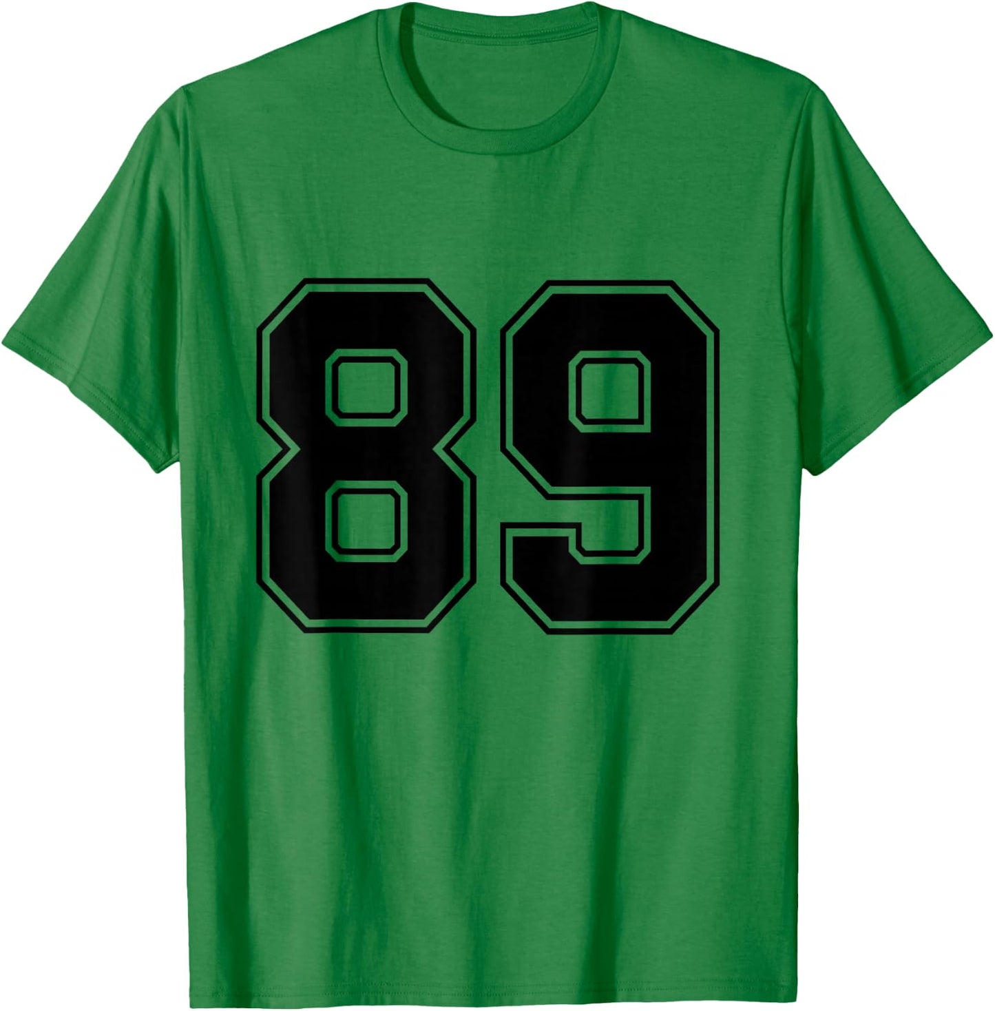 #89 Number 89 Sports. Jersey My Favorite Player #89 T-Shirt - T-Shirt | Irish Green