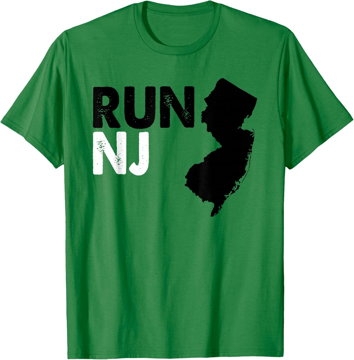 New Jersey Marathon Shirt, Run NJ T-Shirt - T-Shirt | Irish Green