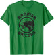 Warrior Unicorn Rhino Distressed T-Shirt - T-Shirt | Irish Green