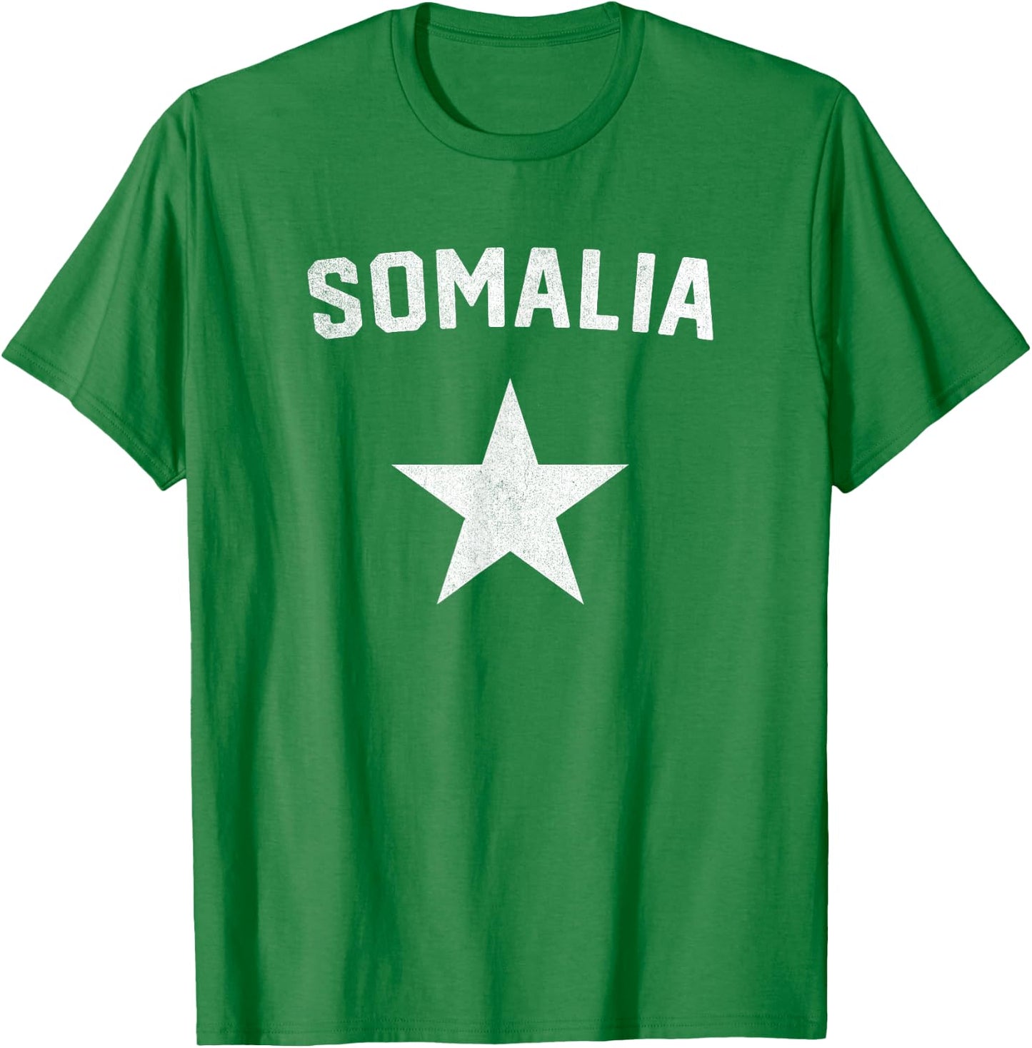 I Love Somalia Minimalist Somalian Flag T-Shirt - T-Shirt | Irish Green