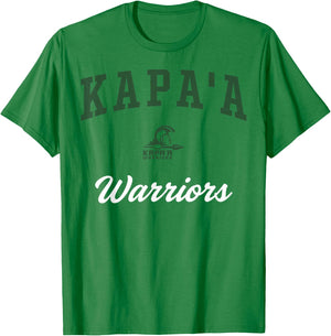 Kapa'a High School Warriors T-Shirt - T-Shirt | Irish Green
