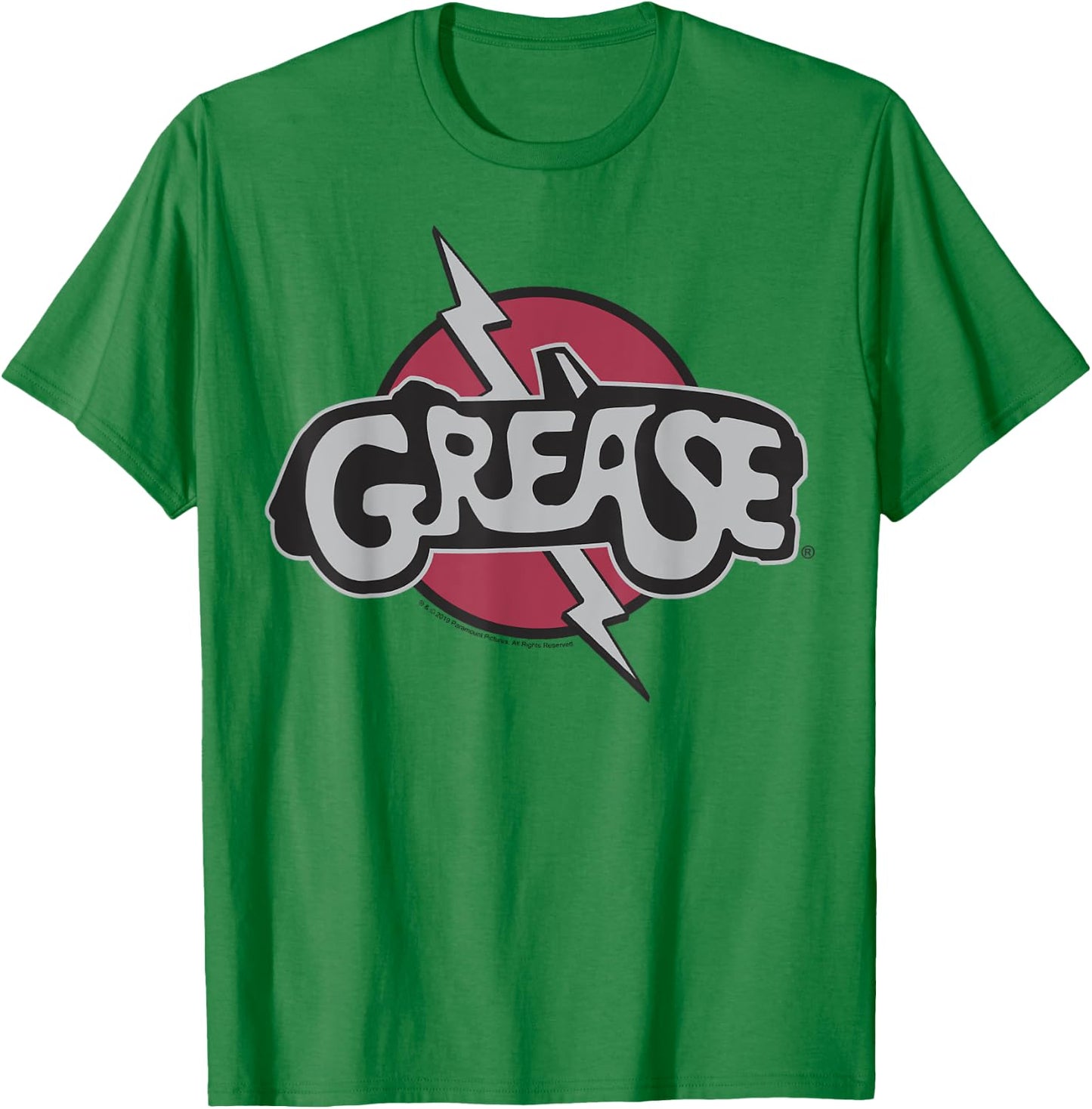 Grease Title Logo Patch T-Shirt - T-Shirt | Irish Green