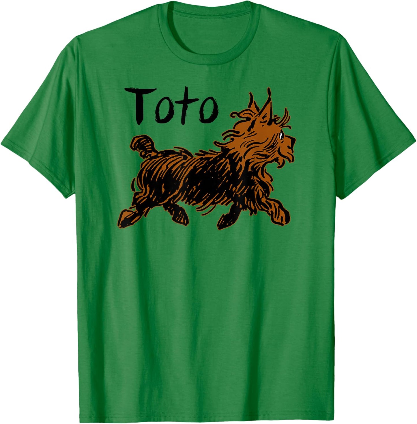 Retro Toto Wizard of OZ Dog Shirt Art Design-Funny Fairytale T-Shirt - T-Shirt | Irish Green