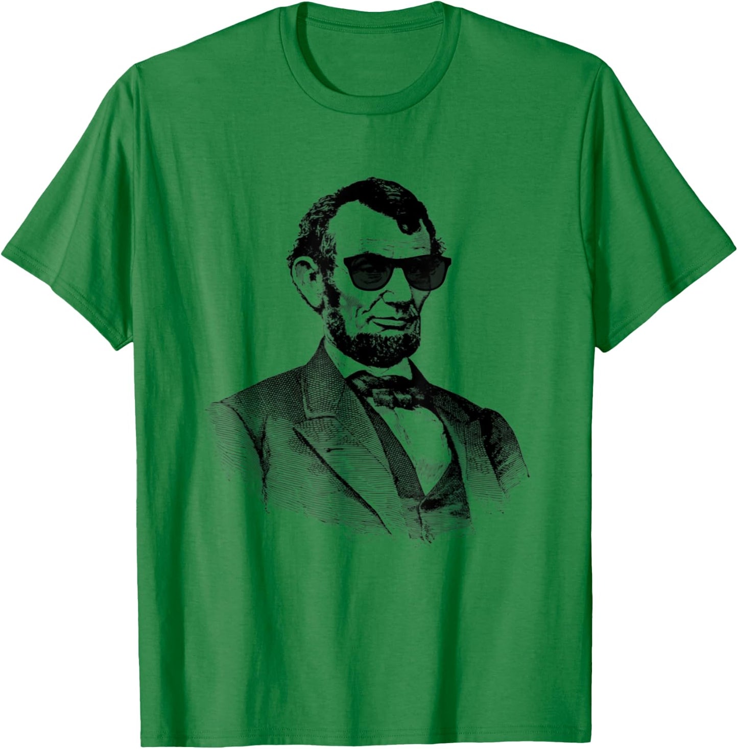 Abe Lincoln Shirt Abraham Lincoln History Shirts Gift T-Shirt - T-Shirt | Irish Green