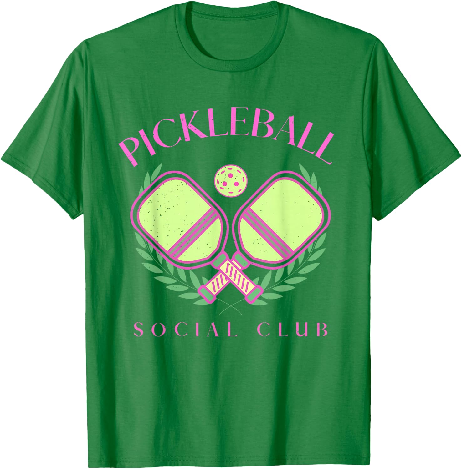 Coquette Pickleball Club Funny Pickleball Player Women Girls T-Shirt - T-Shirt | Irish Green