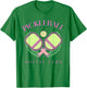 Coquette Pickleball Club Funny Pickleball Player Women Girls T-Shirt - T-Shirt | Irish Green