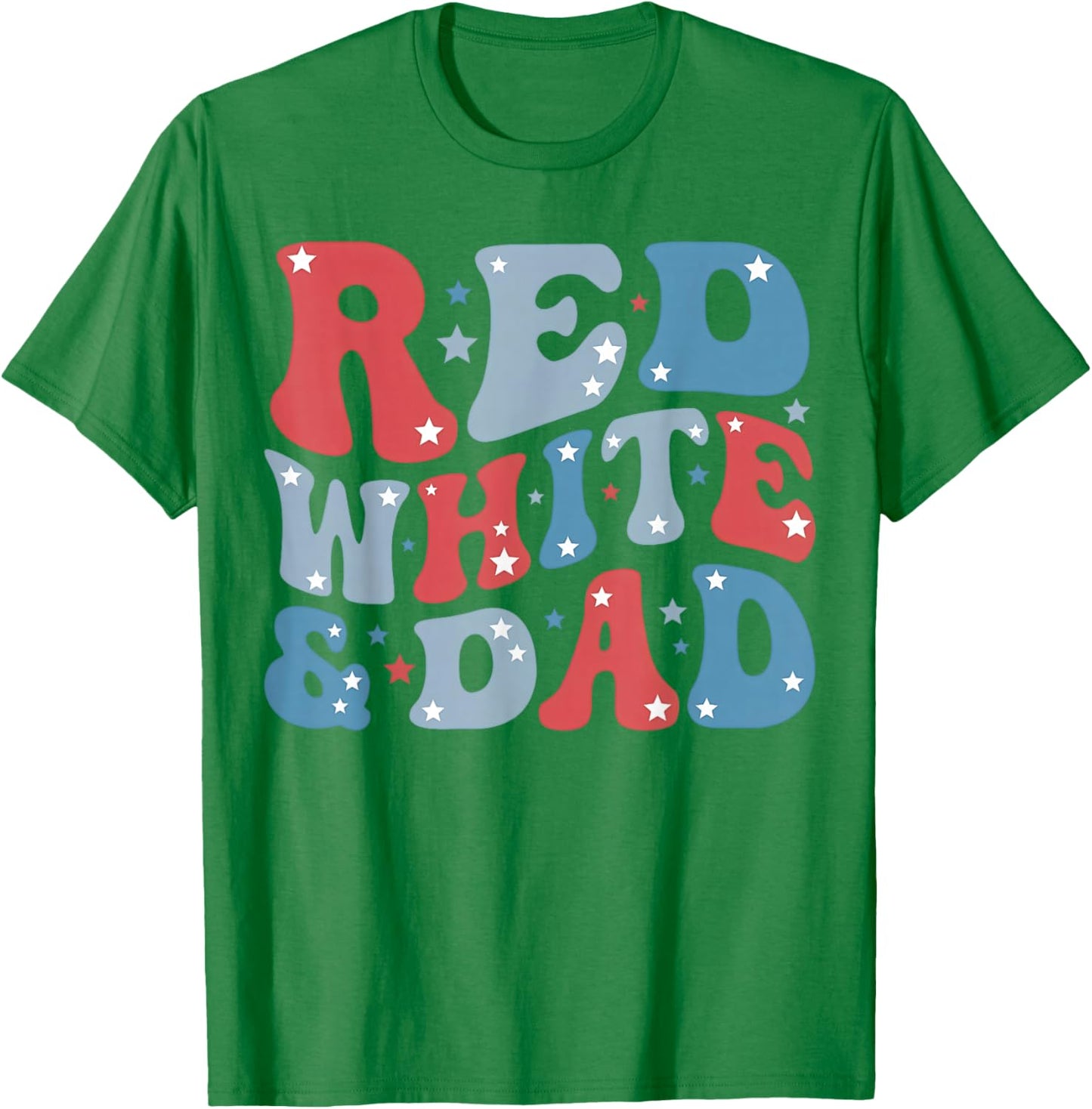 Red White and Dad Gender Reveal Family Matching T-Shirt - T-Shirt | Irish Green