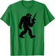 Bigfoot Airsoft , Sasquatch Airsofting Apparel T-Shirt - T-Shirt | Irish Green