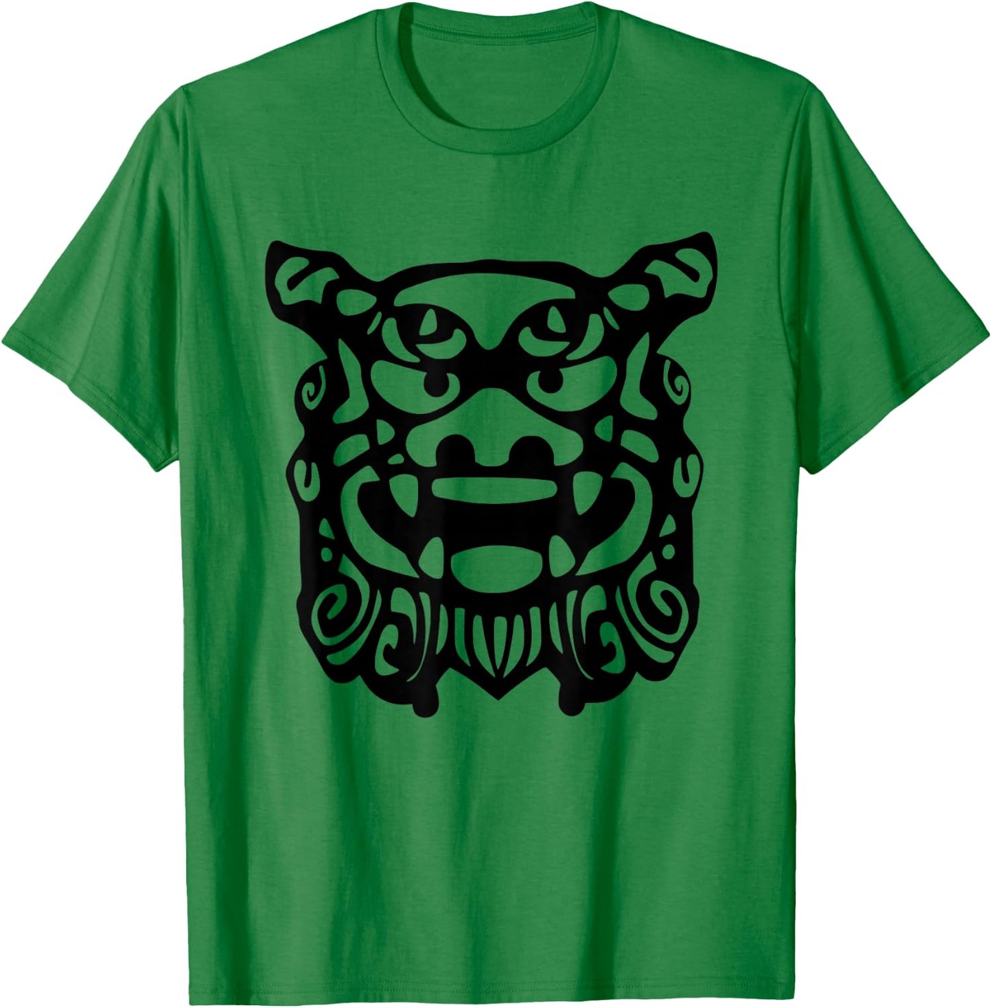 Shisa Japanese Guardian Lion Japan T-Shirt - T-Shirt | Irish Green