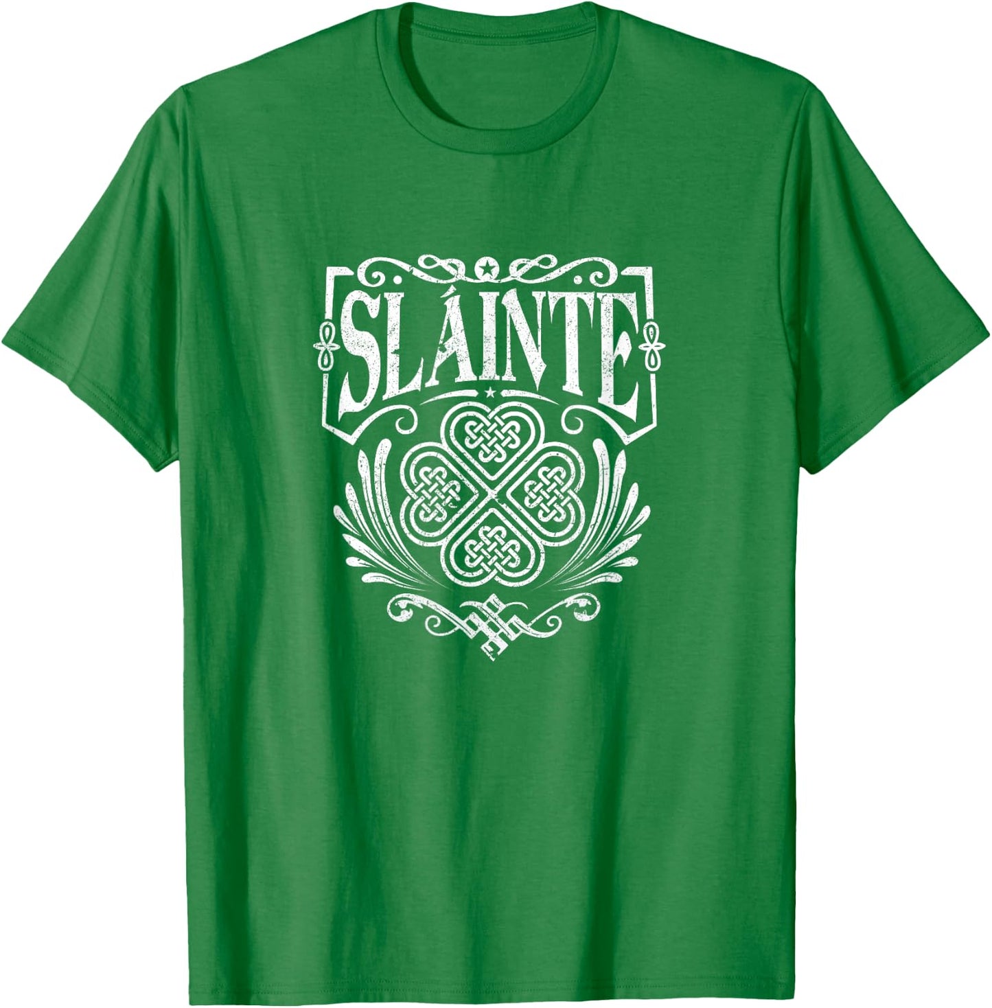 Slainte "Cheers Good Health" from Ireland Men's Women's T-Shirt - T-Shirt | Irish Green