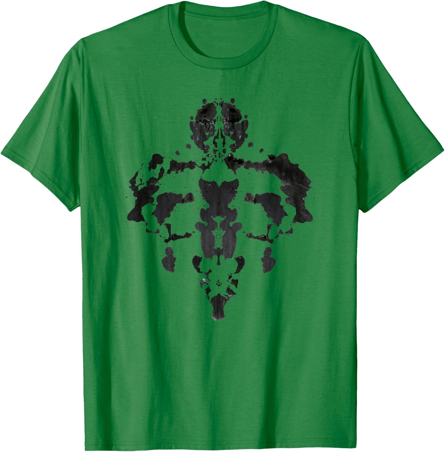 Rorschach Ink Blot Test T Shirt Cool Psychology Gift T-Shirt - T-Shirt | Irish Green