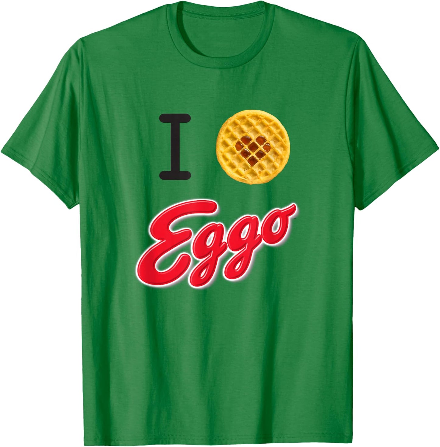 Eggo I Heart Eggo T-Shirt - T-Shirt | Irish Green
