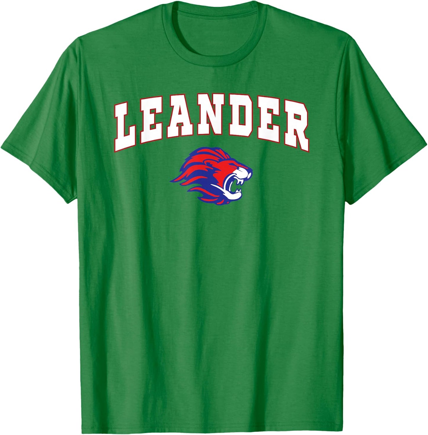 Leander High School Lions C2 T-Shirt - T-Shirt | Irish Green
