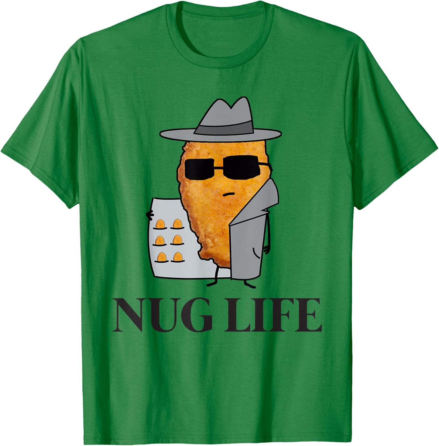 Nug Life Shirt Chicken Nugget Women Kid's T-Shirt - T-Shirt | Irish Green
