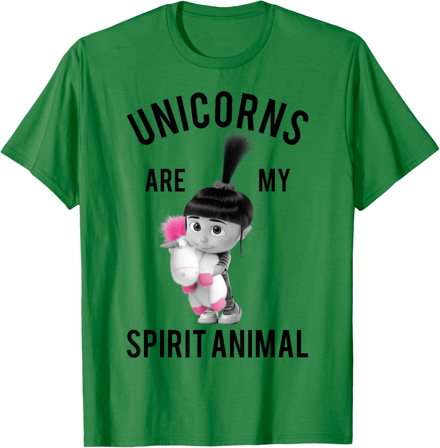 Despicable Me Minions Agnes Spirit Animal Graphic T-Shirt - T-Shirt | Irish Green