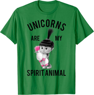 Despicable Me Minions Agnes Spirit Animal Graphic T-Shirt - T-Shirt | Irish Green