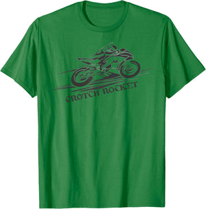Crotch Rocket Shirt Men Women Teens Ladies Bikers T-Shirt - T-Shirt | Irish Green