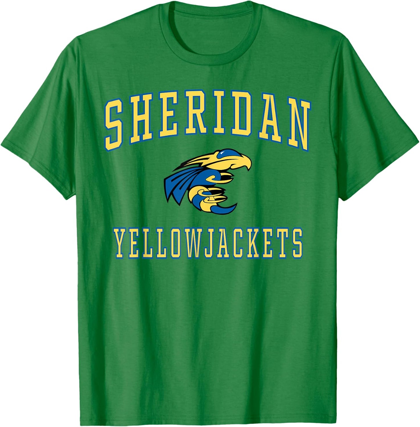 Sheridan High School Yellowjackets C1 T-Shirt - T-Shirt | Irish Green