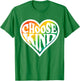 Rainbow Heart Teacher Choose Kind Gifts Women Kids T-Shirt - T-Shirt | Irish Green