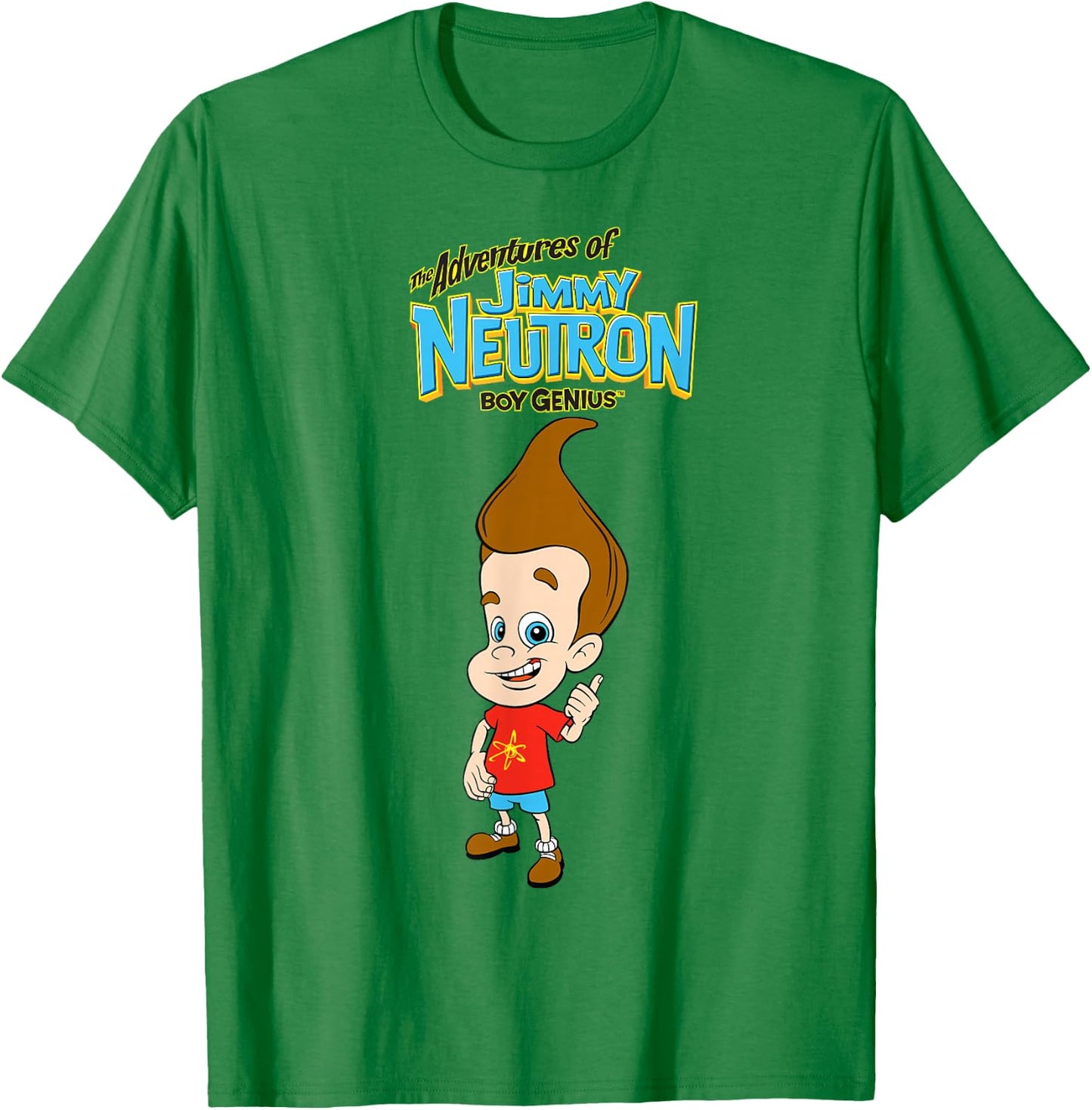 Nickelodeon The Adventures of Jimmy Neutron T-Shirt - T-Shirt | Irish Green