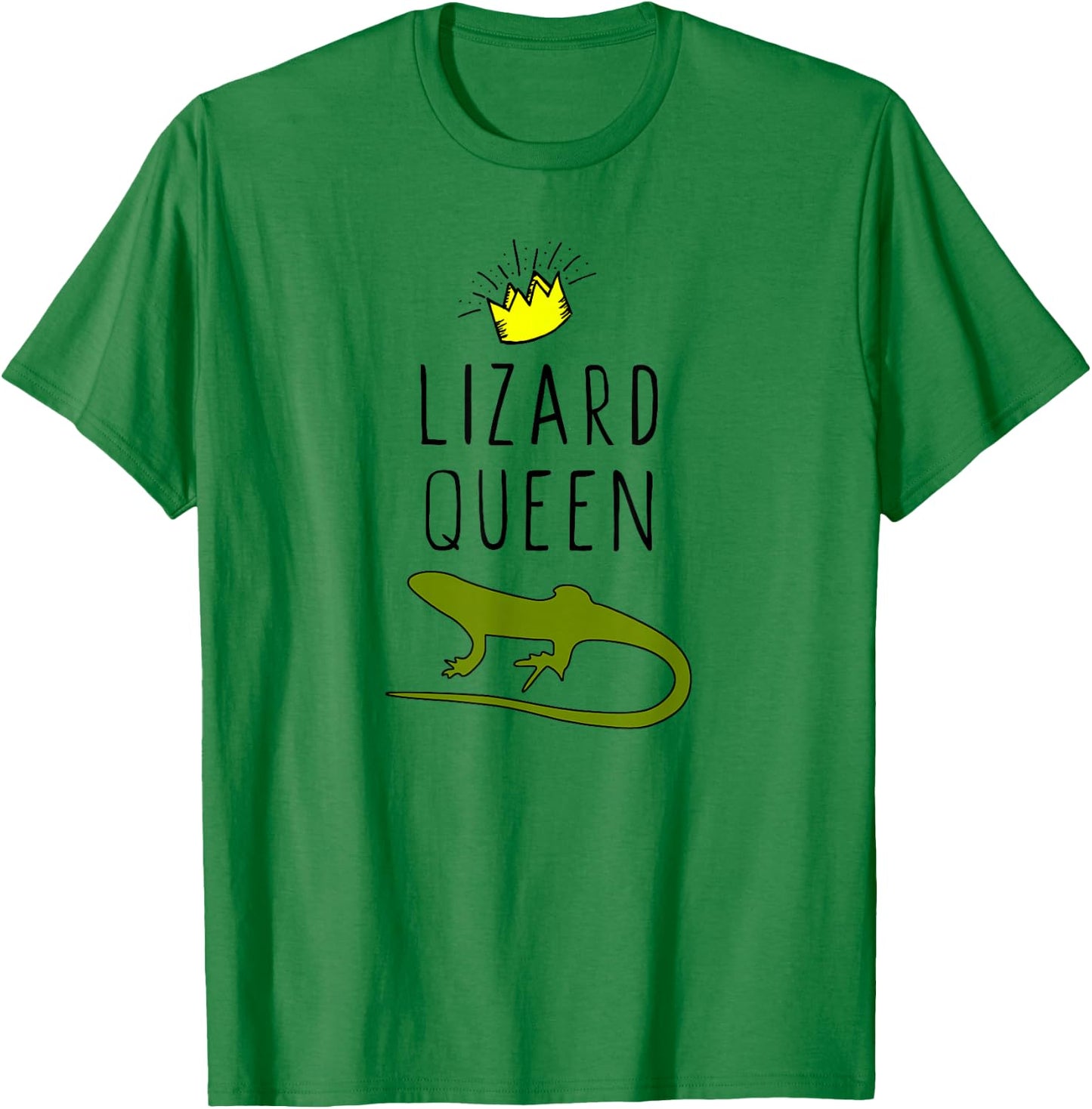 Lizard Queen Funny Lover Gift Christmas T-Shirt - T-Shirt | Irish Green