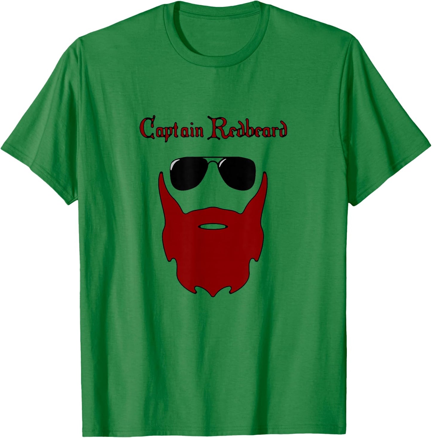 Captain Redbeard for Redhead Aviator T-Shirt - T-Shirt | Irish Green