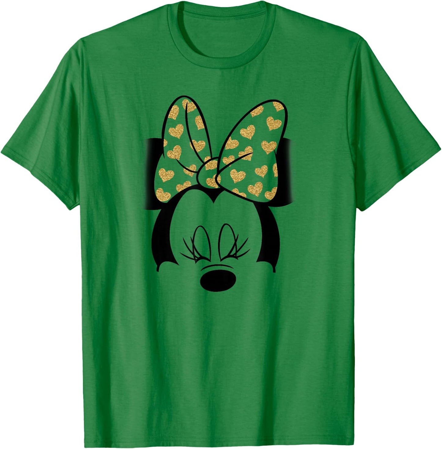 Disney - Minnie Mouse Golden Bow T-Shirt - T-Shirt | Irish Green
