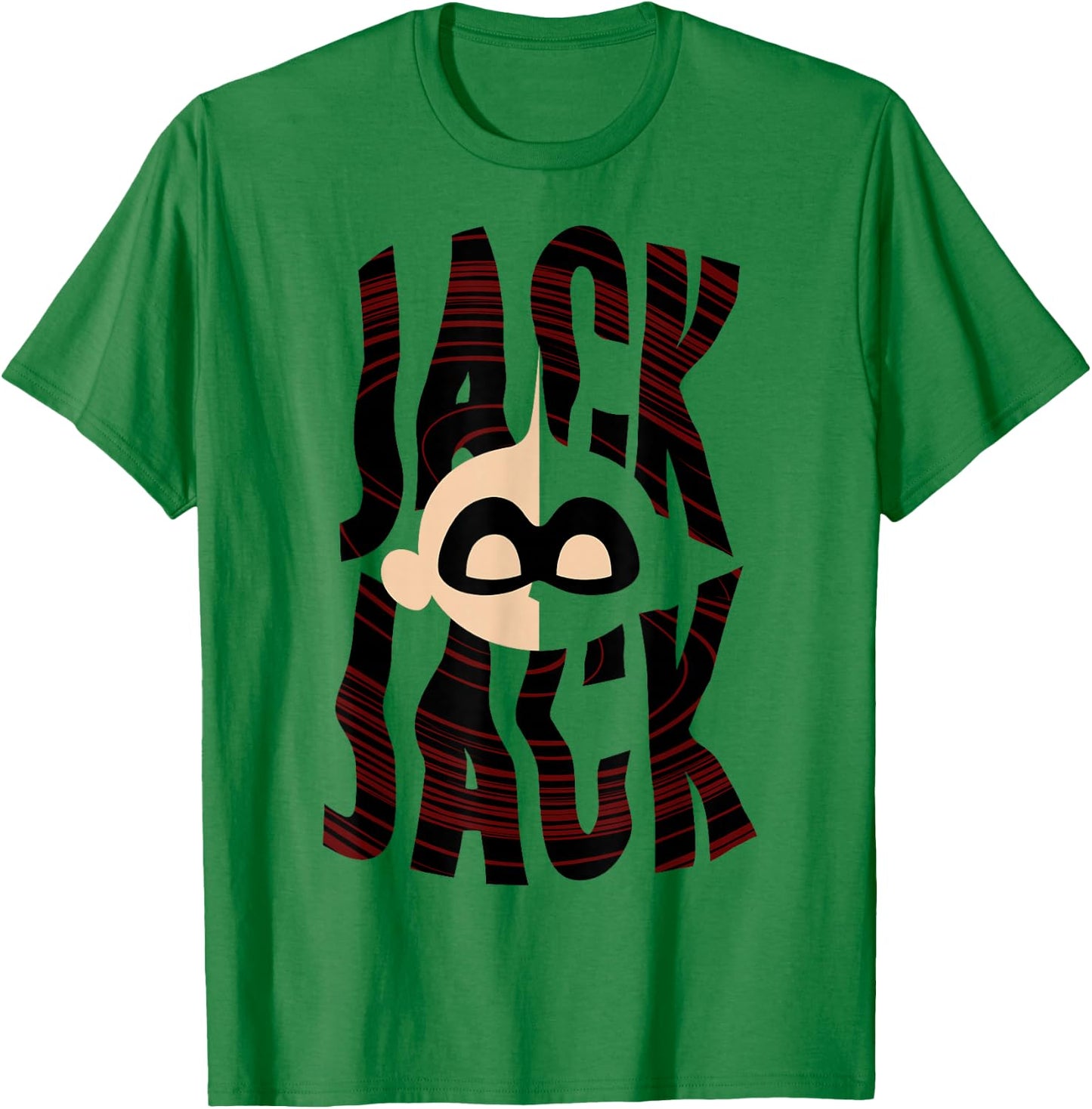Disney Pixar Incredibles 2 Jack-Jack Masked Portrait T-Shirt - T-Shirt | Irish Green