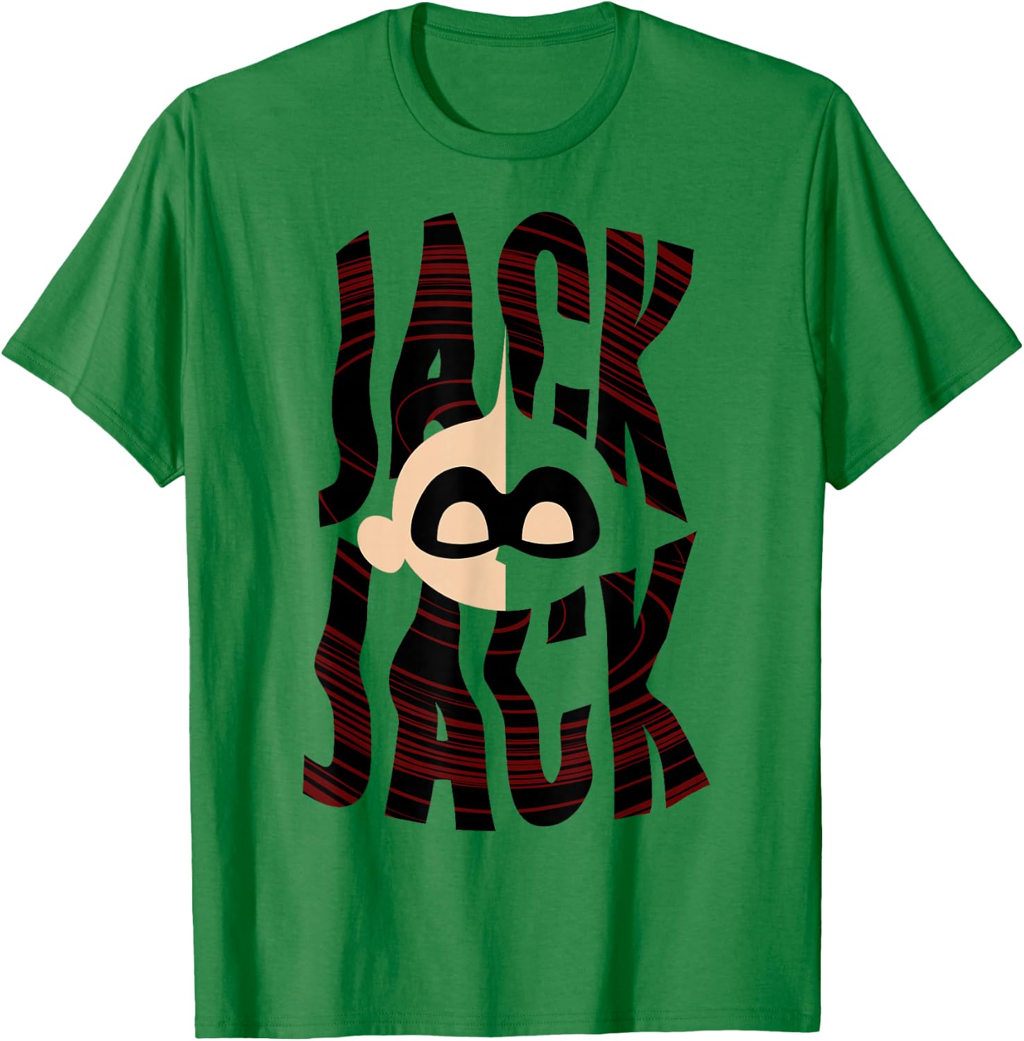 Disney Pixar Incredibles 2 Jack-Jack Masked Portrait T-Shirt - T-Shirt | Irish Green