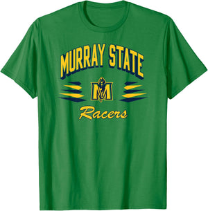 Murray State Racers Retro Diamond White Officially Licensed T-Shirt - T-Shirt | Irish Green