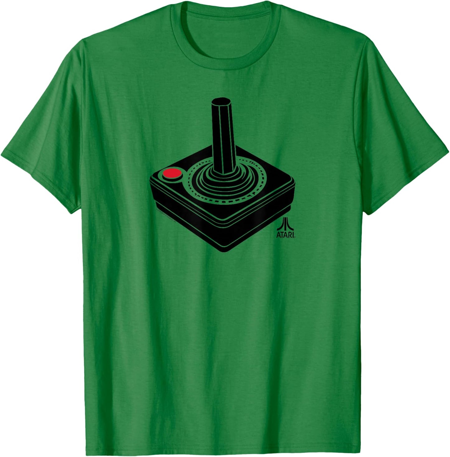 ATARI Oversized Joystick Video Gamer T-Shirt - T-Shirt | Irish Green