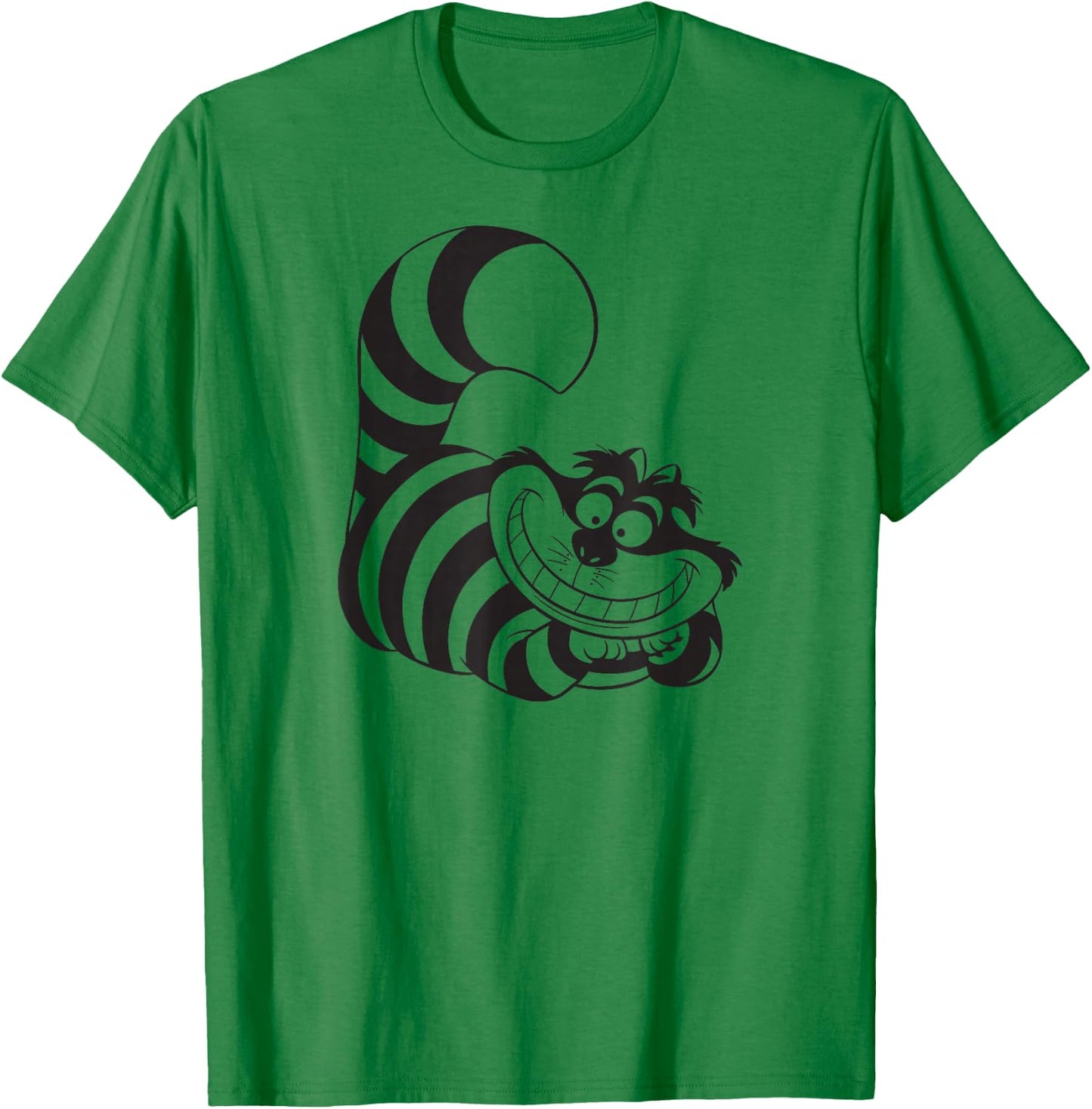 Alice in Wonderland - Cheshire Cat Smiling T-Shirt - T-Shirt | Irish Green