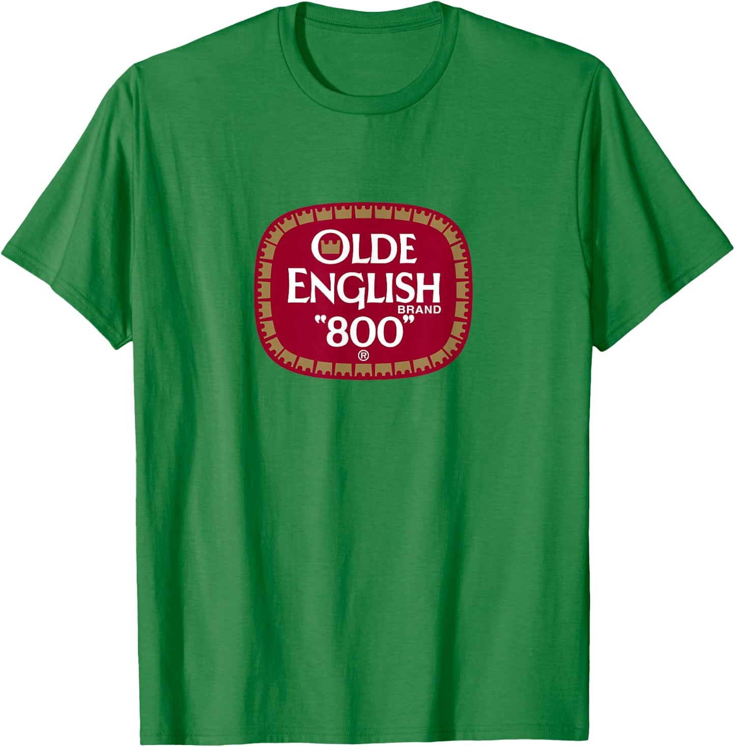 Olde English 800 Beer Shirt (Official) T-Shirt - T-Shirt | Irish Green