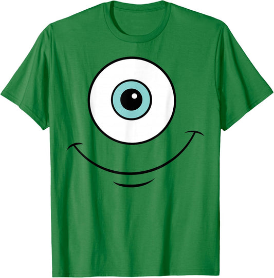 Disney Pixar Monsters, Inc. Halloween Mike Face Costume T-Shirt - T-Shirt | Irish Green