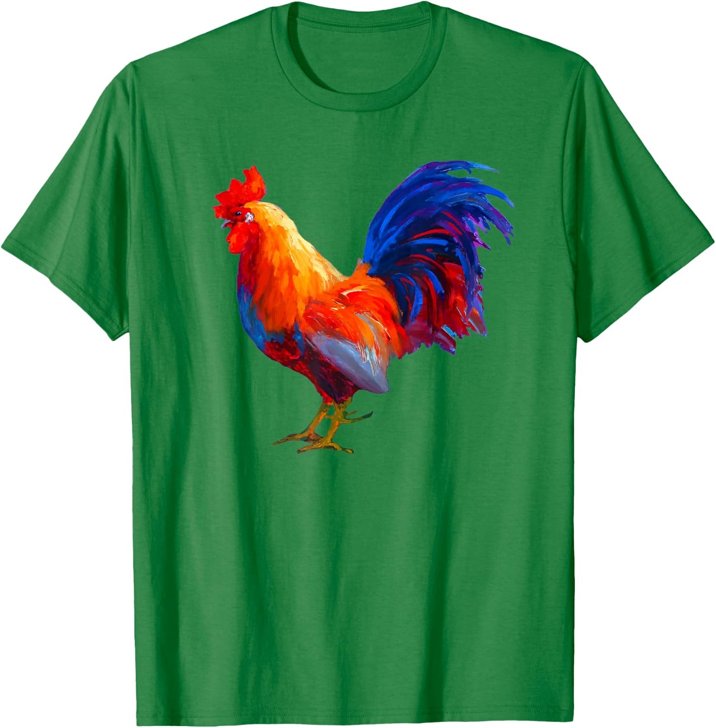 Rooster Country Decor Chicken Gallo Gifts Rooster T-Shirt - T-Shirt | Irish Green