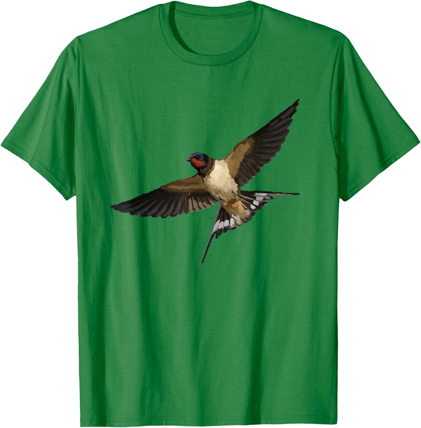 Barn Swallow Bird T Shirt T-Shirt - T-Shirt | Irish Green