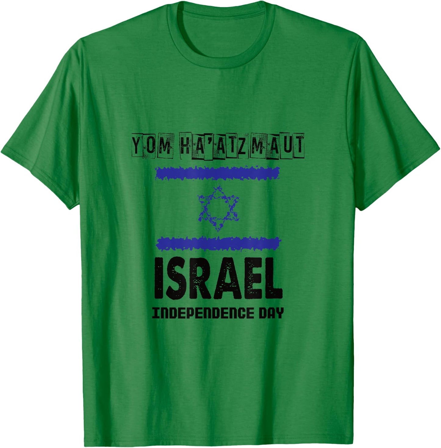 Yom Ha'atzmaut Israel's Independence Victory Day T-Shirt - T-Shirt | Irish Green
