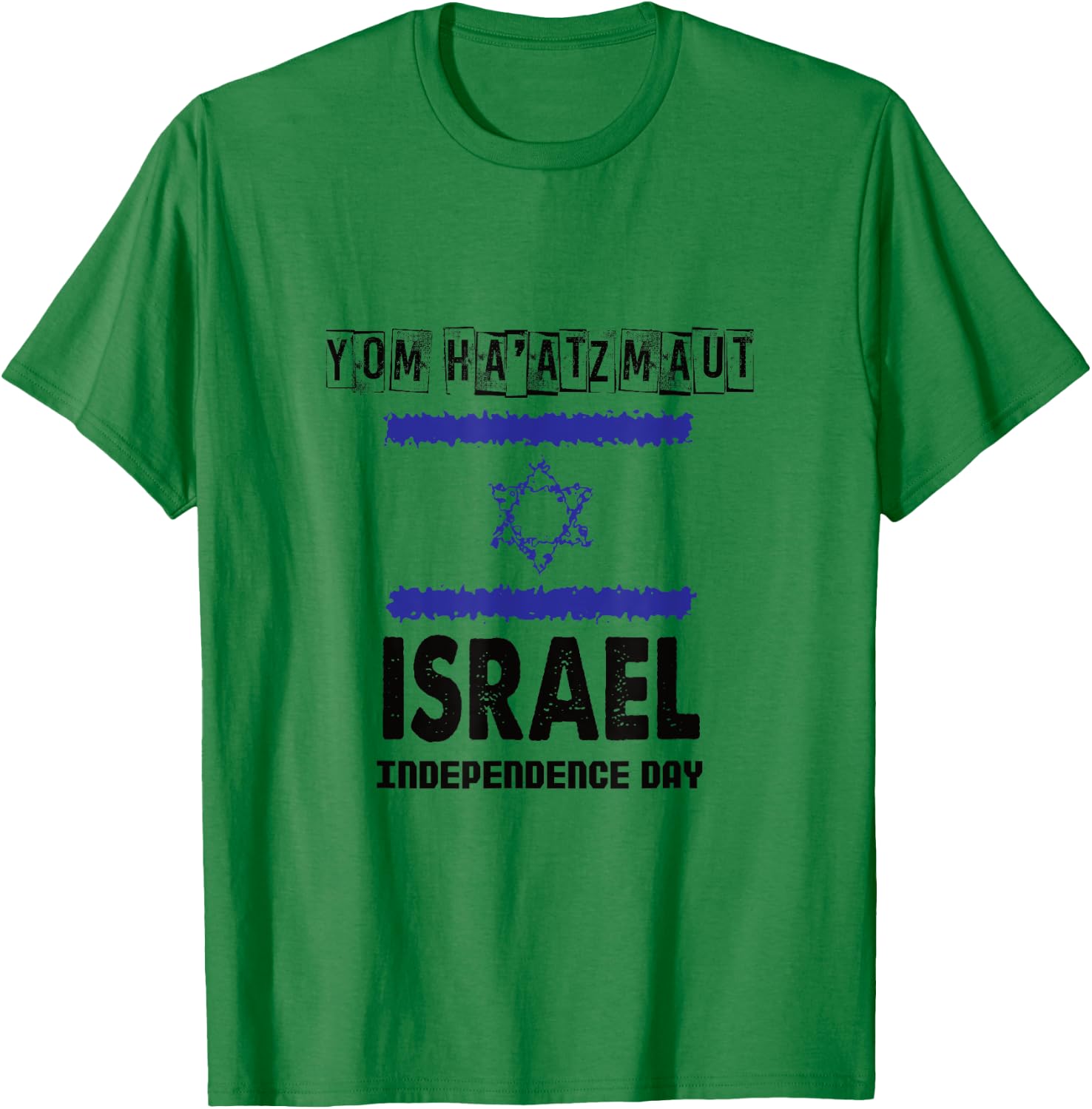 Yom Ha'atzmaut Israel's Independence Victory Day T-Shirt - T-Shirt | Irish Green