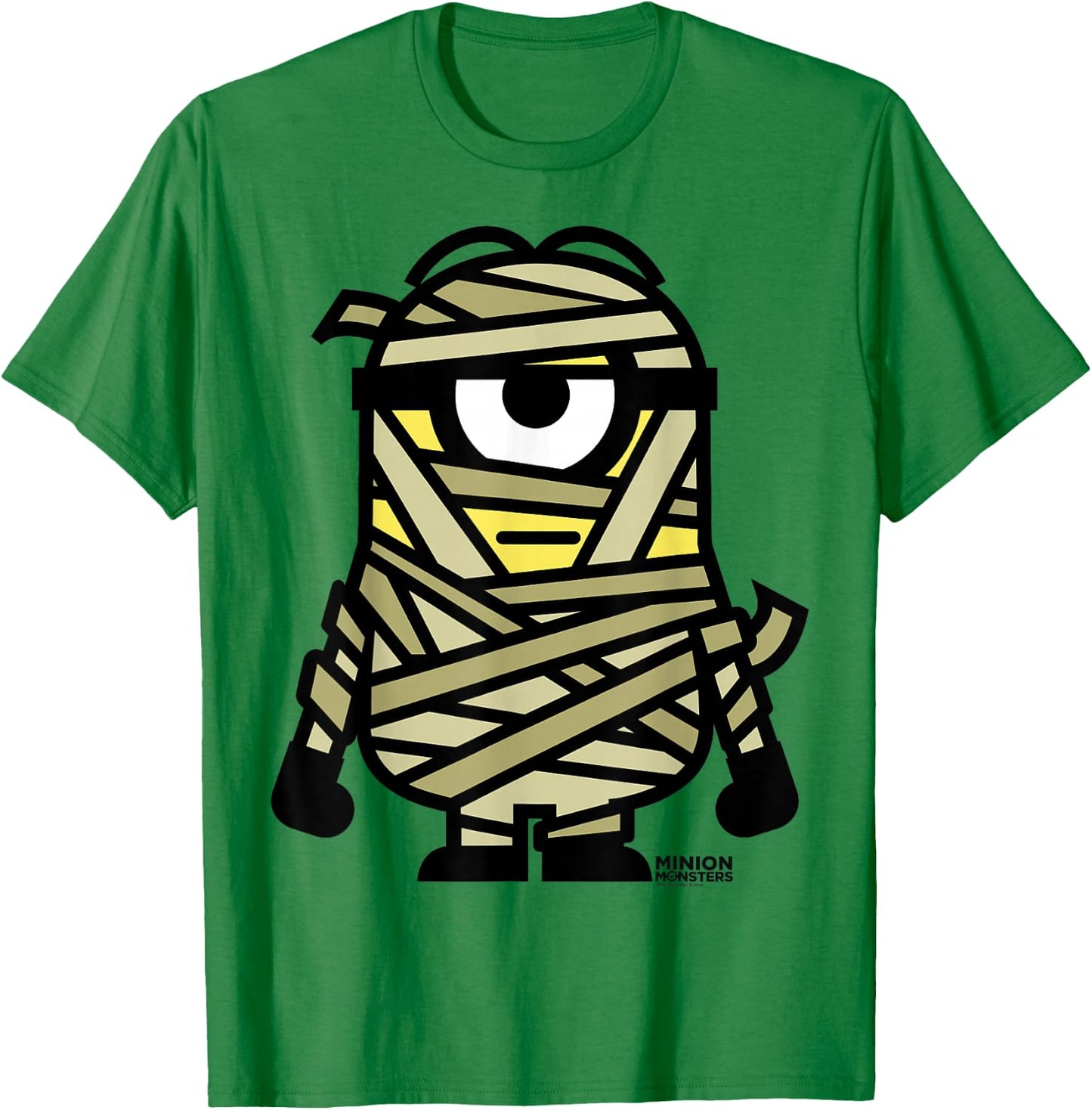 Despicable Me Mummy Halloween Monster Graphic T-Shirt - T-Shirt | Irish Green