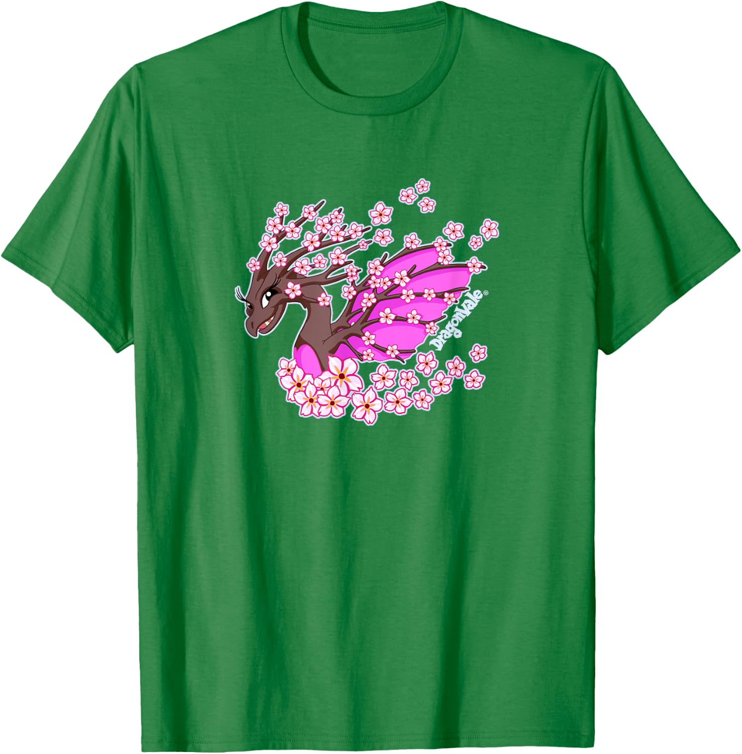DragonVale: Sakura Dragon T-Shirt - T-Shirt | Irish Green