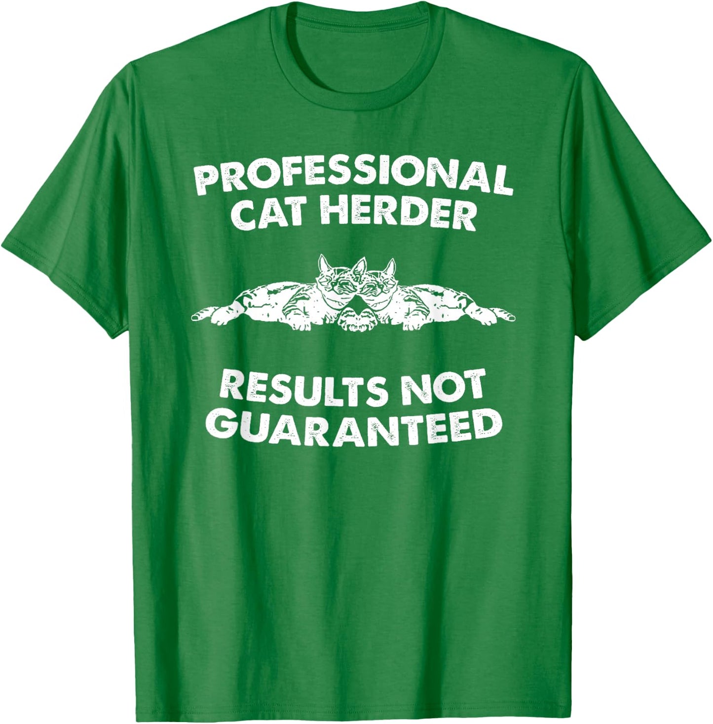 Funny Professional Cat Herder T-Shirt - T-Shirt | Irish Green