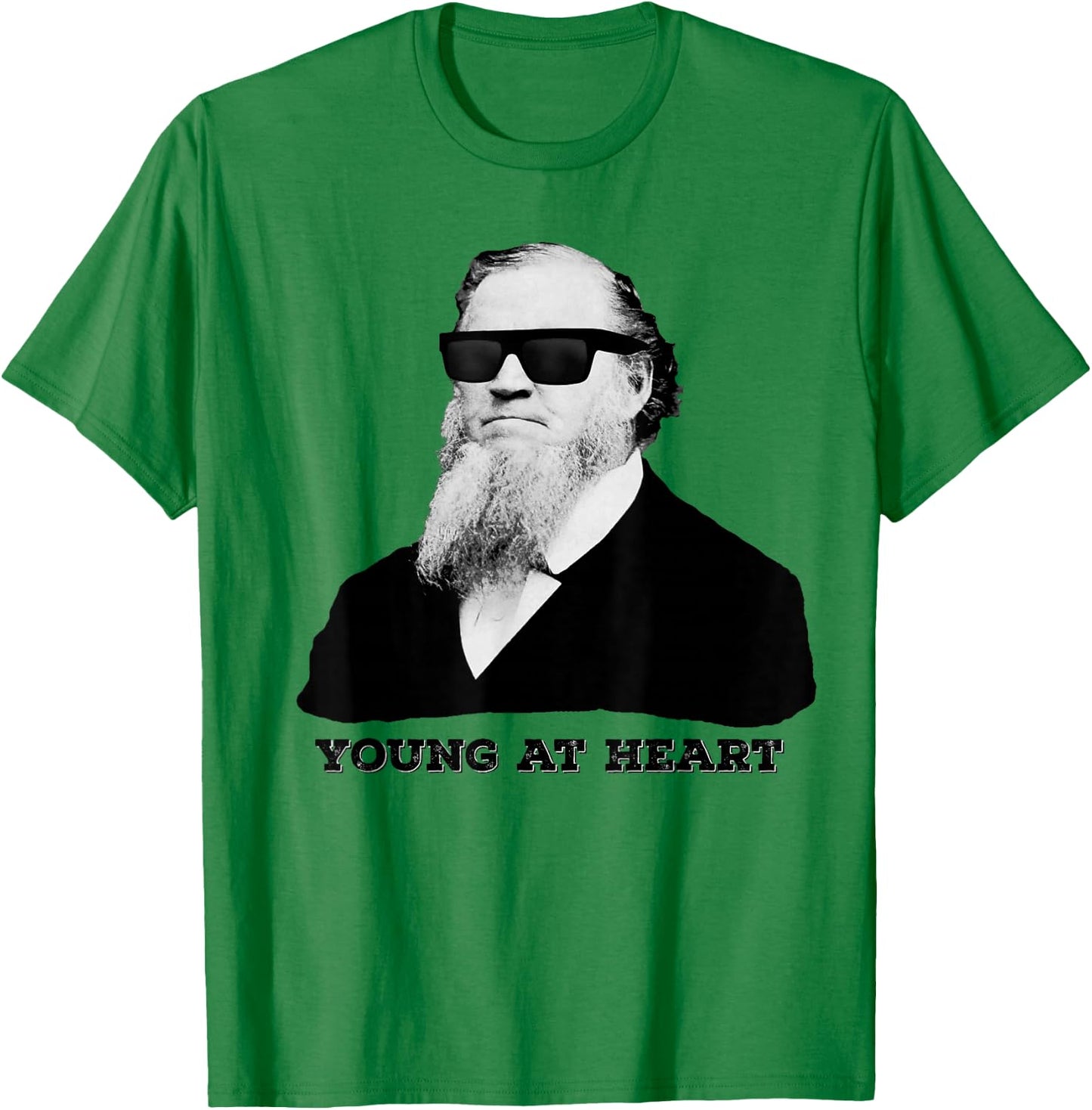 Brigham Young Heart Sunglasses Funny LDS T-Shirt - T-Shirt | Irish Green