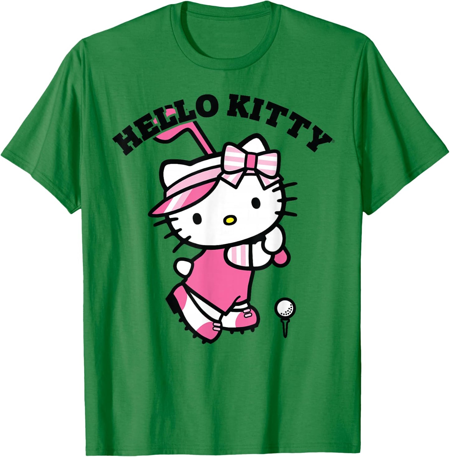 Hello Kitty Golf T-Shirt - T-Shirt | Irish Green